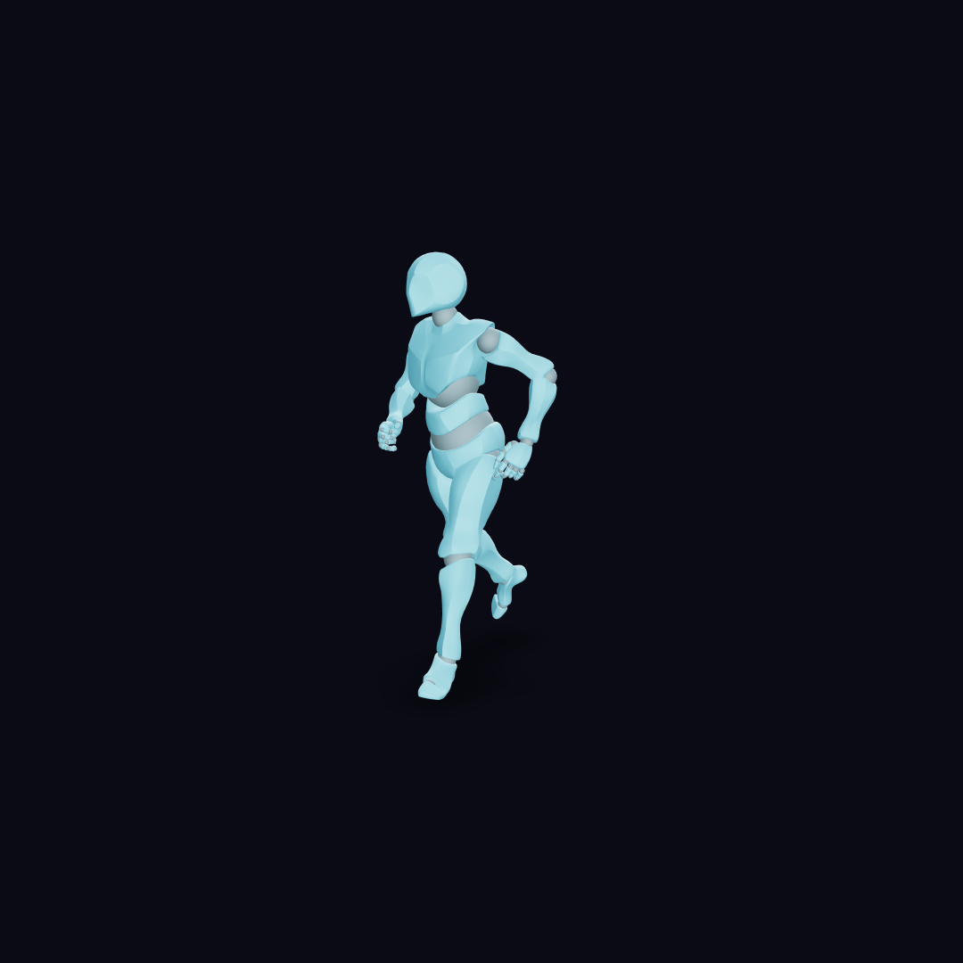 Jog Forward Diagonal 2